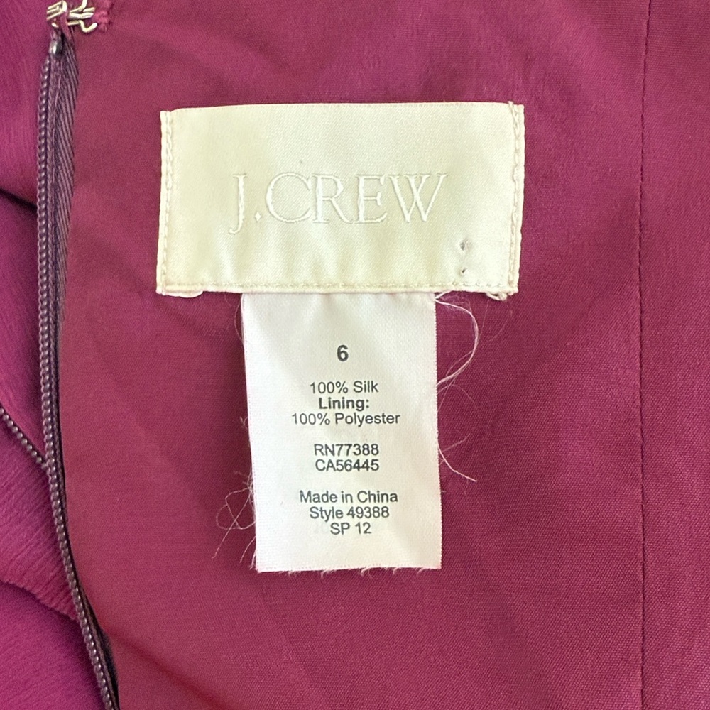 J. Crew Sinclair silk dress - Picture 6 of 6